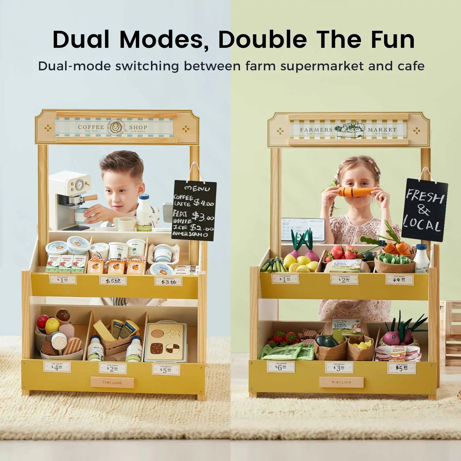 Farmers’ Market Gift Set: Market Stall & Organic Food Collection