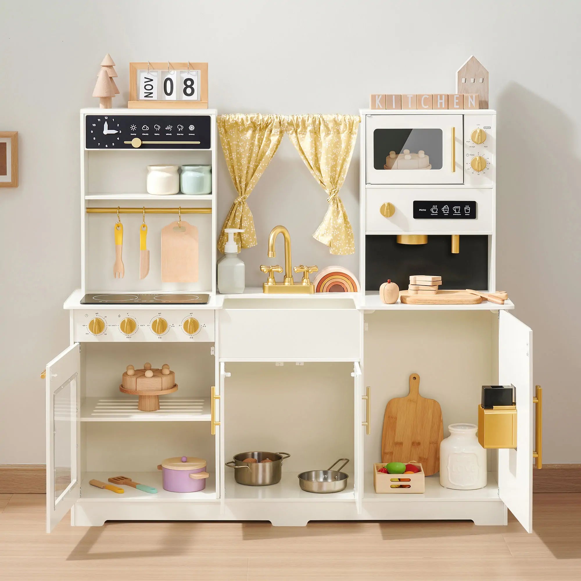 All-in-One Family Feast Gift Set：Luxury Kitchen & Fridge & Organic Food Collection