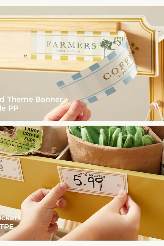 Farmers’ Market Gift Set: Market Stall & Organic Food Collection