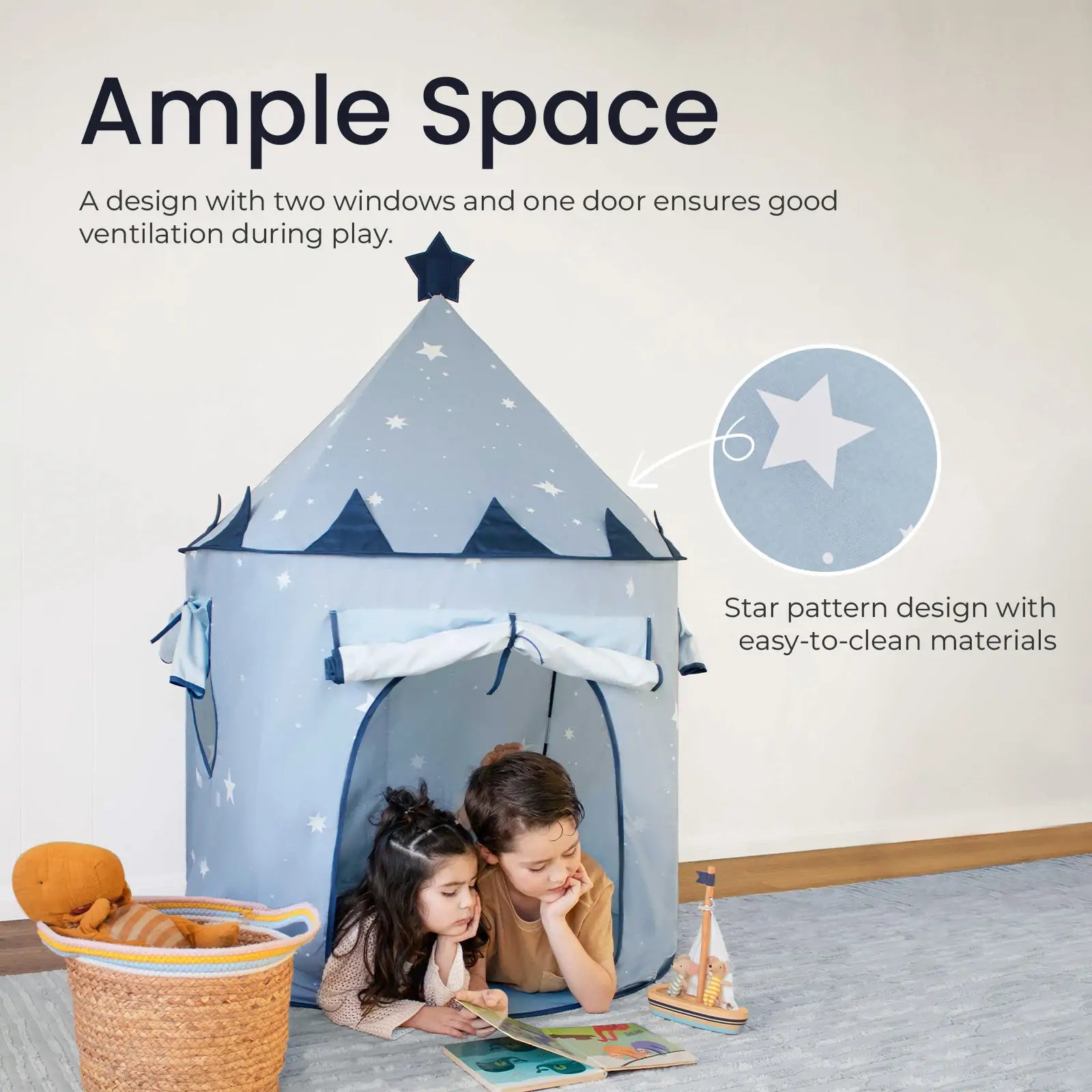 ® Kids Tent – Starry Blue Indoor Tent for Toddlers