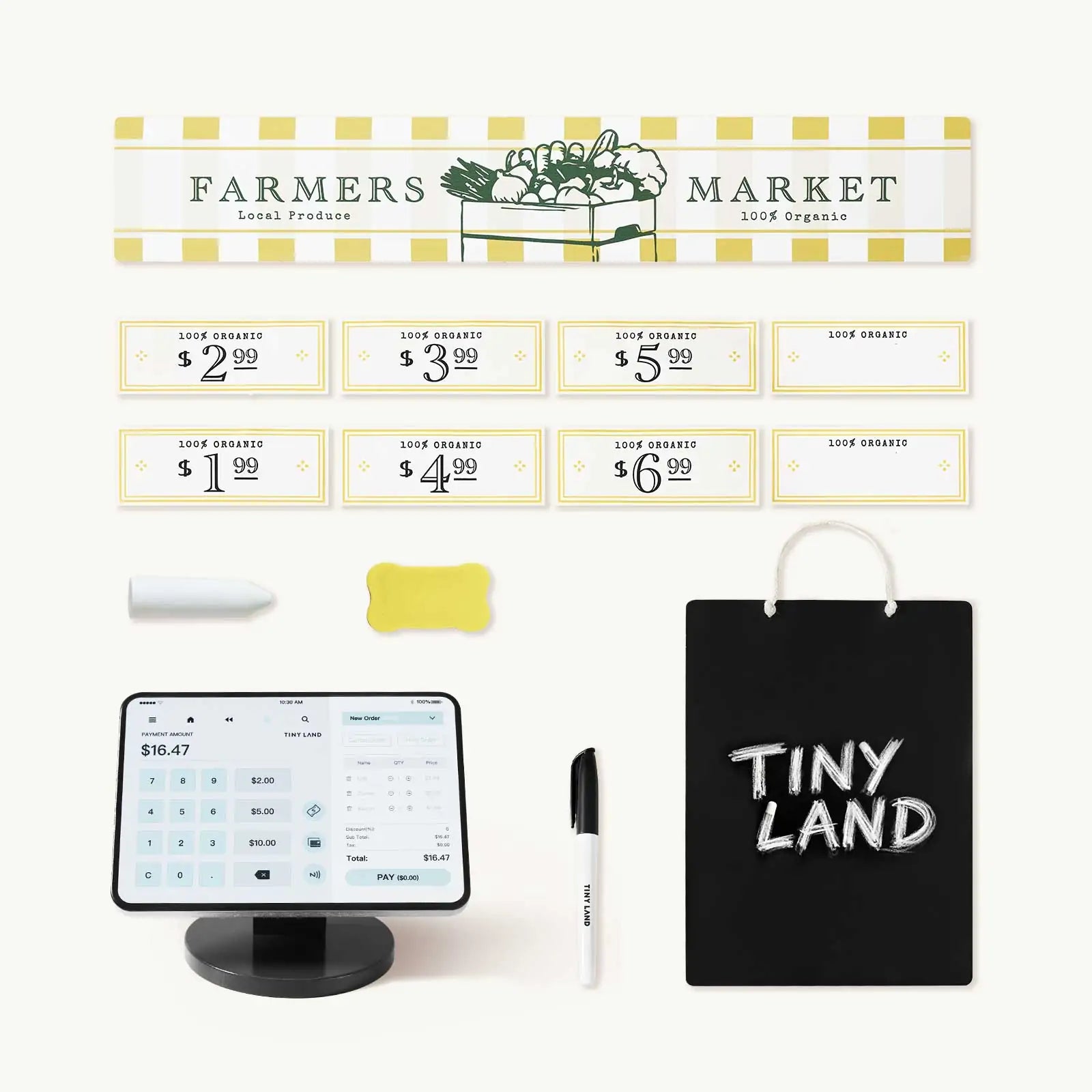 Farmers’ Market Gift Set: Market Stall & Organic Food Collection