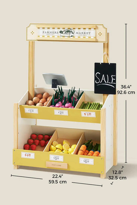 Farmers’ Market Gift Set: Market Stall & Organic Food Collection