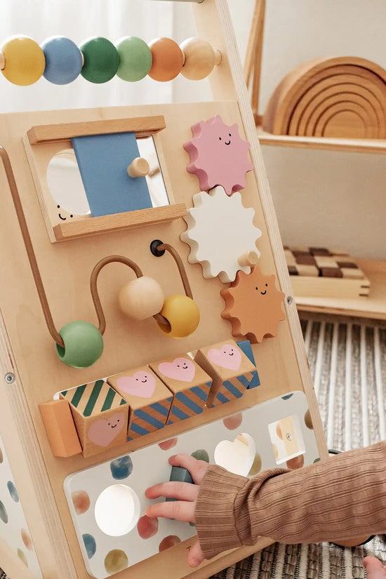 ® Versatile Natural Wooden Baby Walker