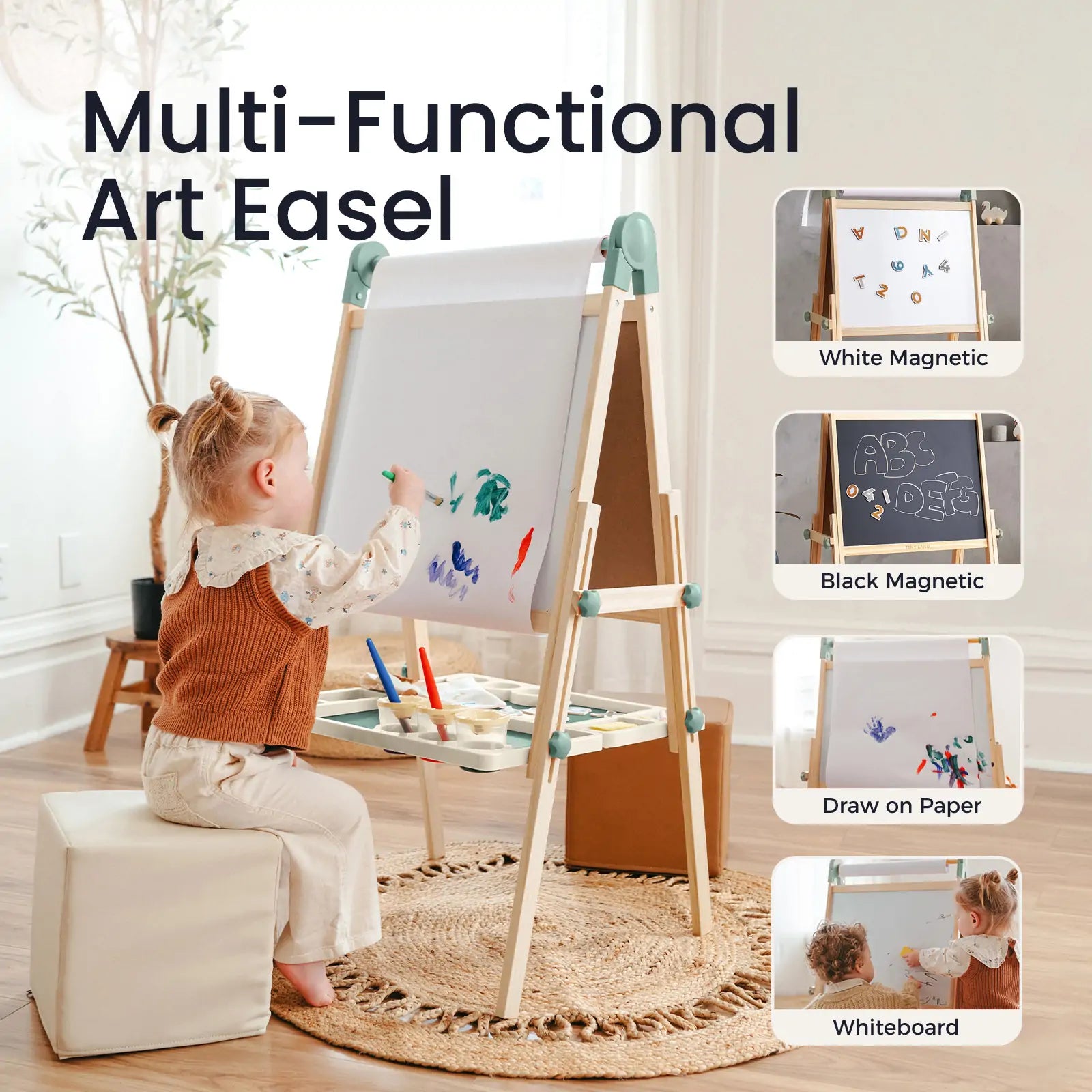 ® Magnitales Easel for Kids - Green