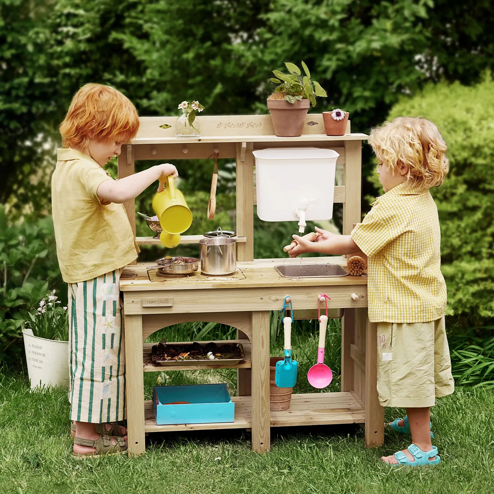 ® Mud Kitchen - DuoPlay Outdoor Play Kitchen for Kids