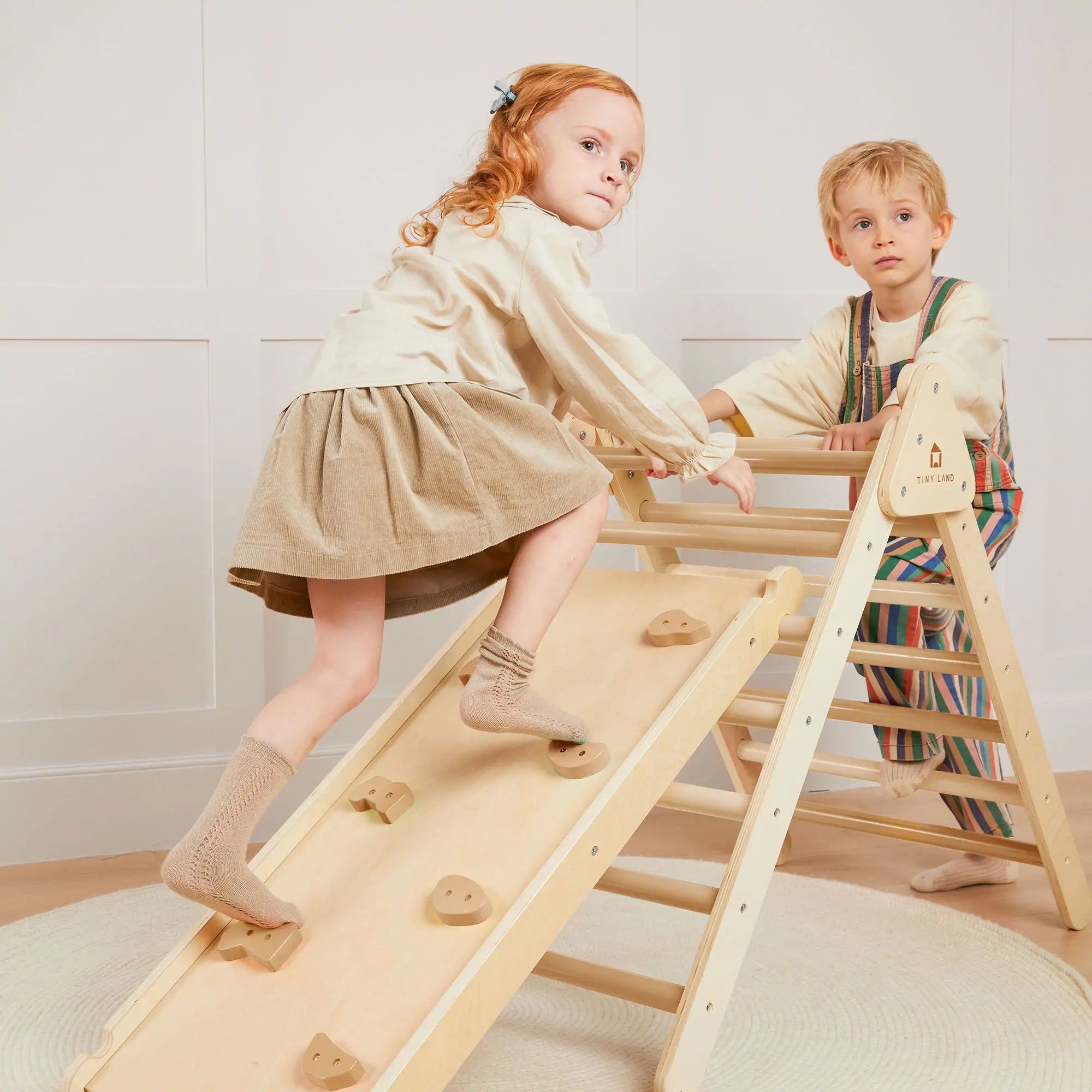 ® Pikler Triangle 7-in-1 Montessori Climbing Set