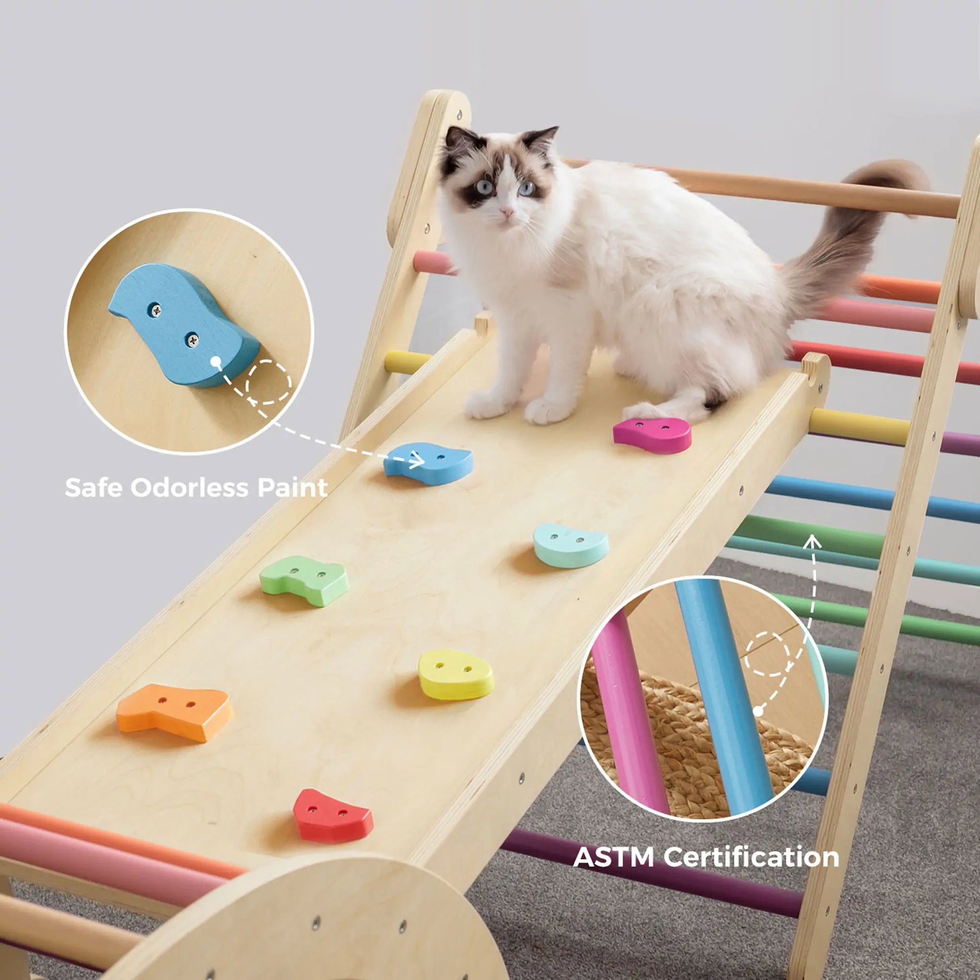 ® 7-in-1 Rainbow Climbing Set