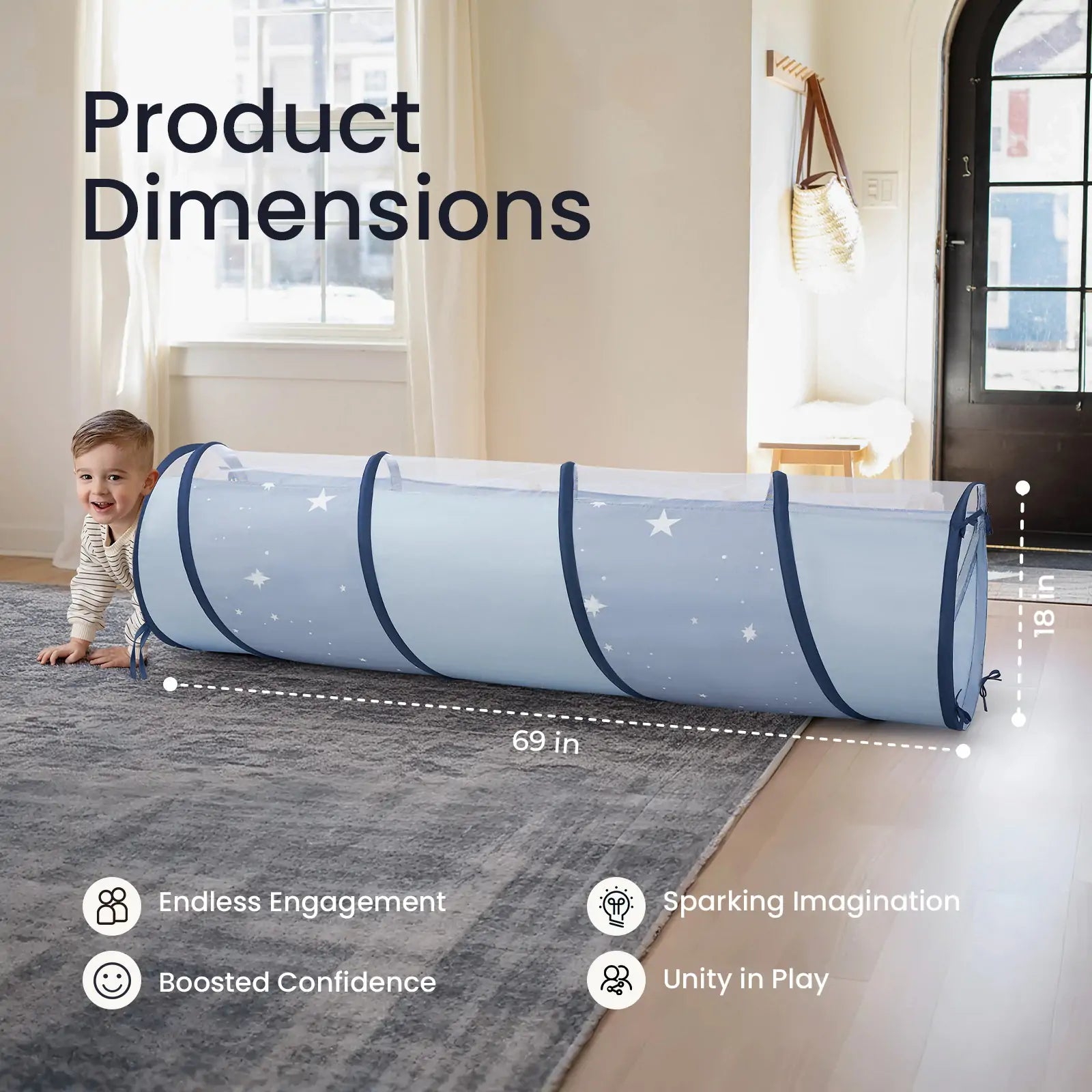 ® Adventure Play Tunnel - Blue