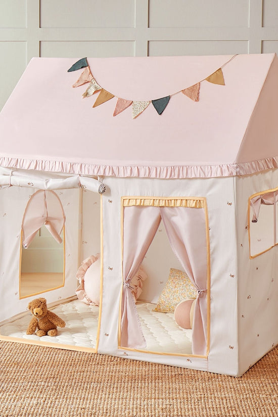 Sweet Dreams Playset — Pink Dollhouse + Pink-White Playhouse