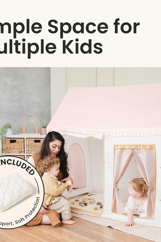 Sweet Dreams Playset — Pink Dollhouse + Pink-White Playhouse