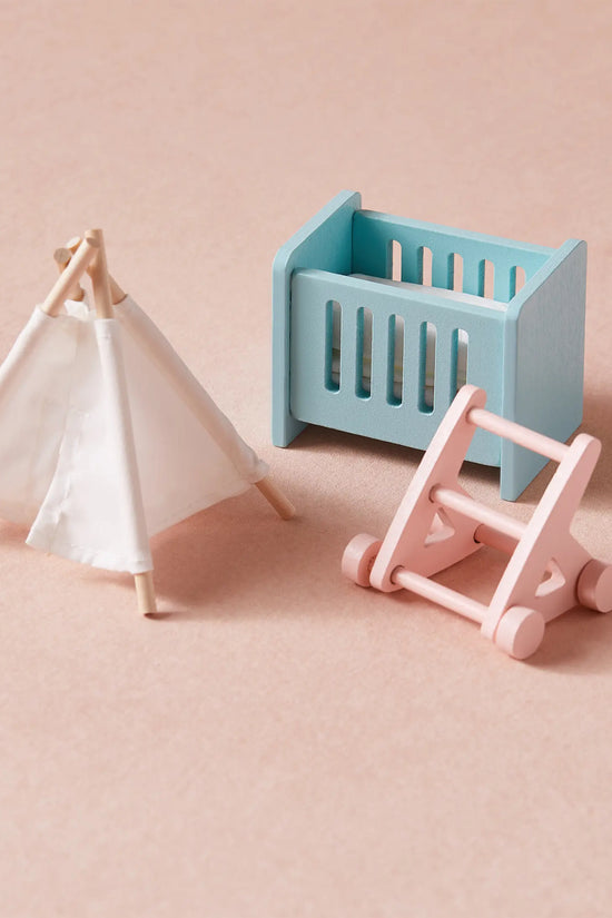 Sweet Dreams Playset — Pink Dollhouse + Pink-White Playhouse