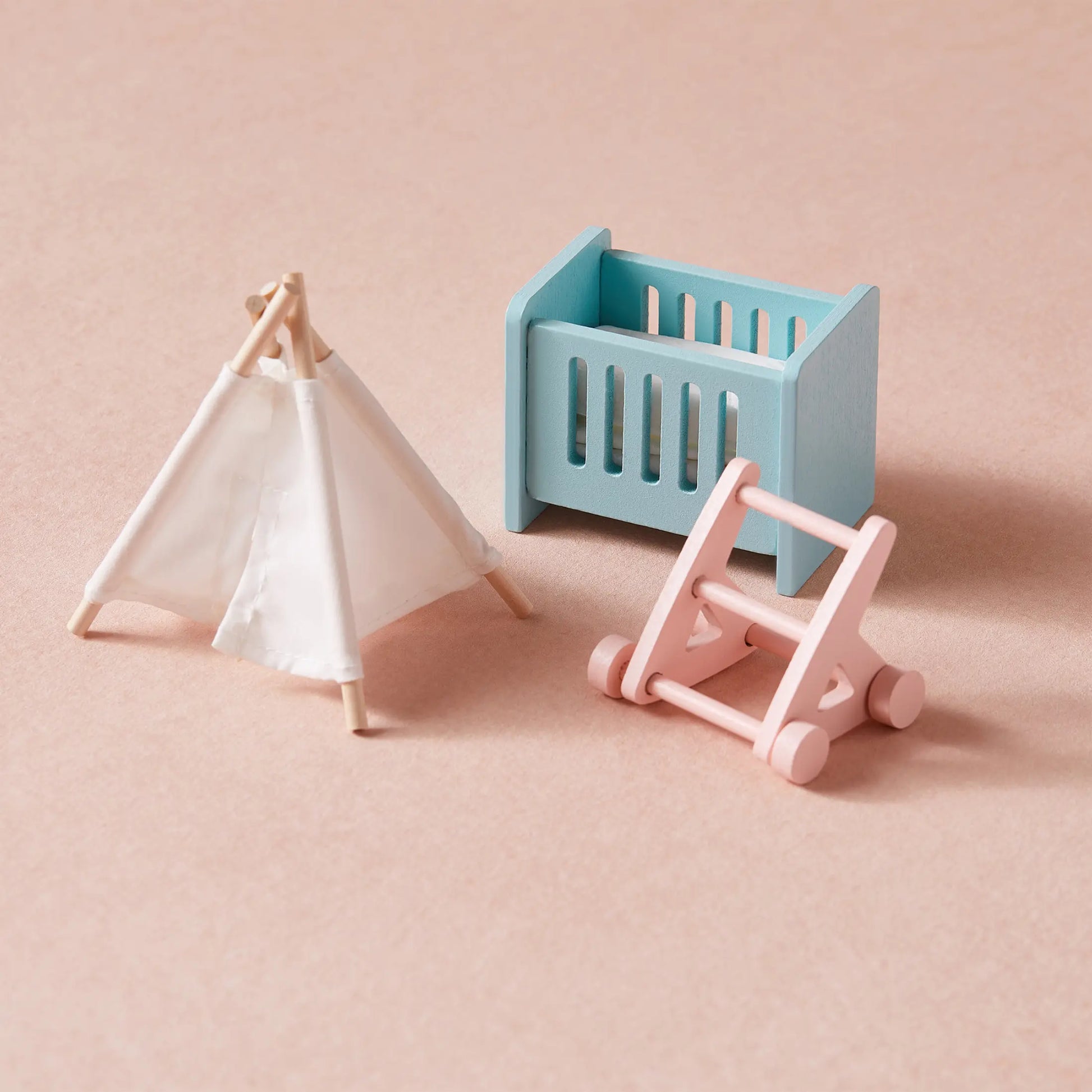 Sweet Dreams Playset — Pink Dollhouse + Pink-White Playhouse